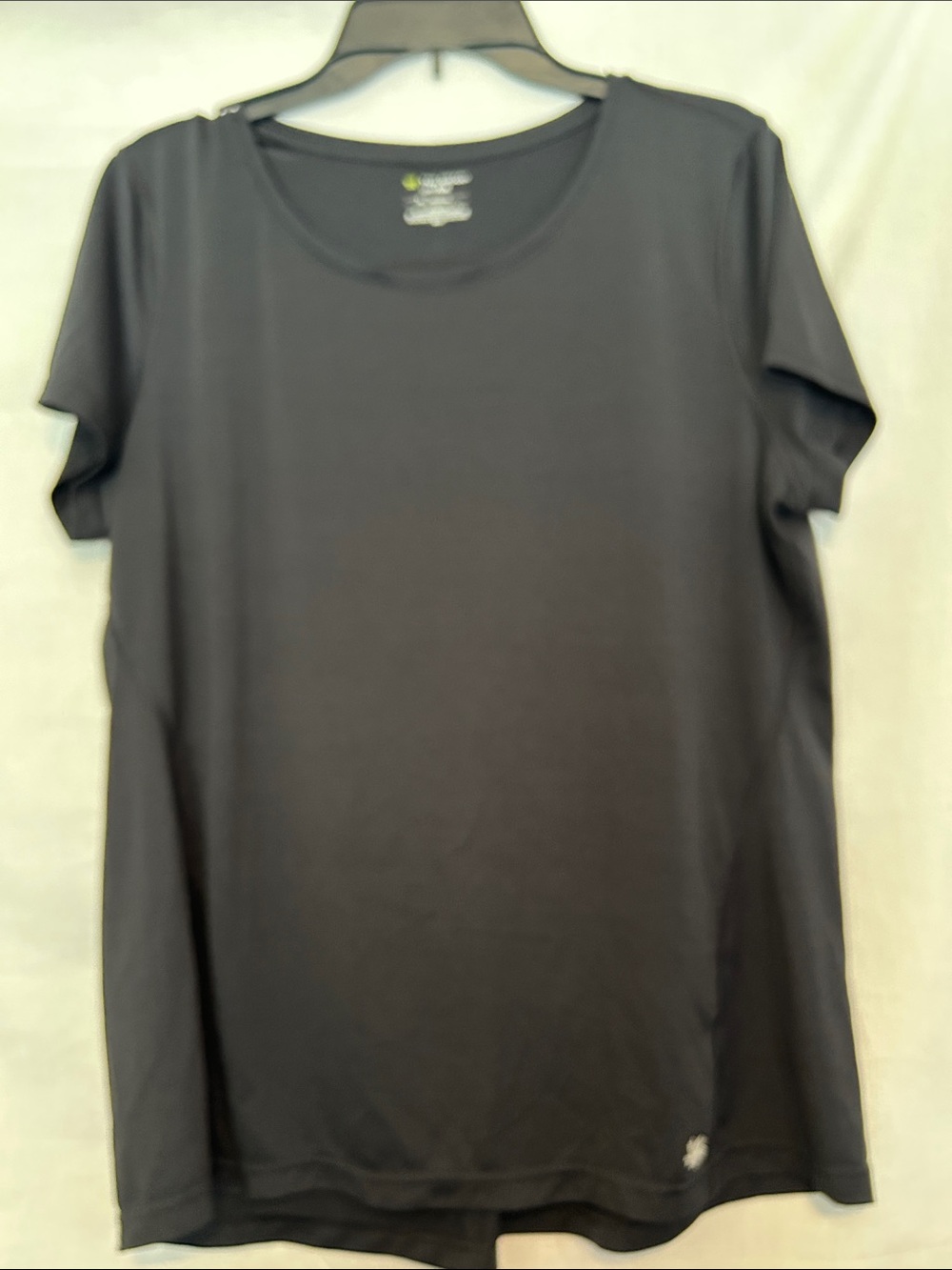 tek gear Black Scoop Neck Short Sleeve Tee